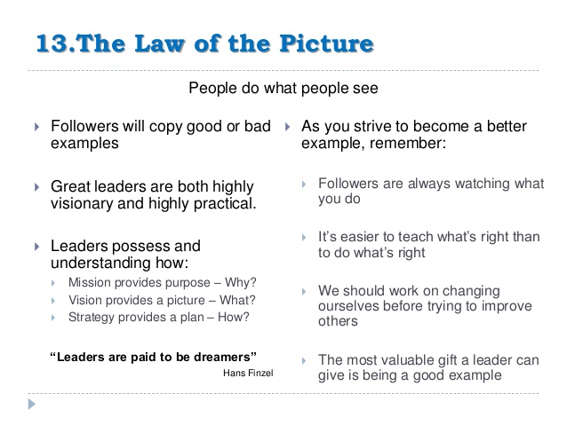 John C. Maxwell's got it going on.